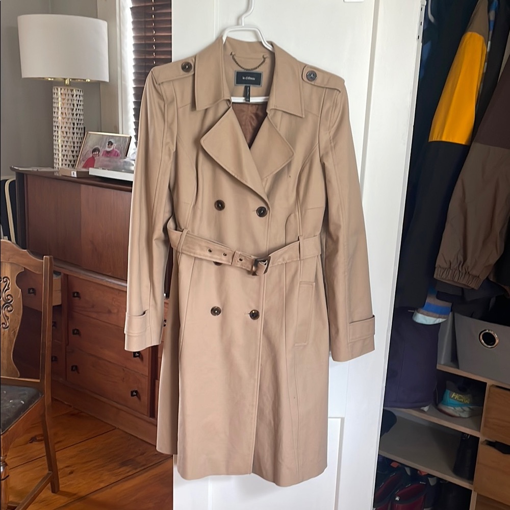 Le Chateau Women's Tan Trench Coat